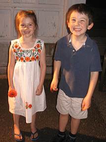 mia & zach all gussied up
